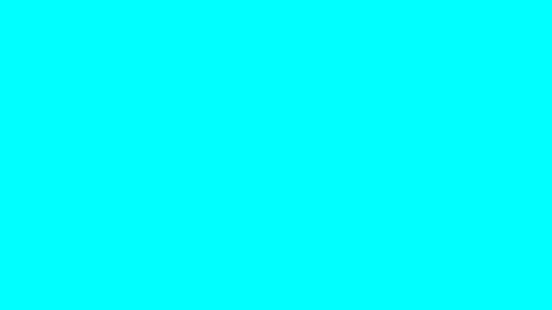 Cyan screen / layar sian polos #00FFFF